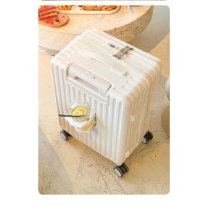 Vali OHBOY 20 24in Nam Nữ thời trang có cổng USB bên ngoài. Nhẹ nhàng tiện dụng mang theo lên máy bay 01