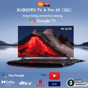 [3 Years On-Site Warranty ]Xiaomi TV A Pro Series 32 inch 55 inch 65 inch 75 inch | 4K QLED | Google TV | Apple AirPlay | 120Hz Game Boost Mode