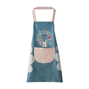 Kitchen Apron Fashion Wiping Hands Apron Sleeveless Hanging Neck Cooking Apron Household Waterproof BBQ Oilproof Restaurant Chef Apron | Gaben Home