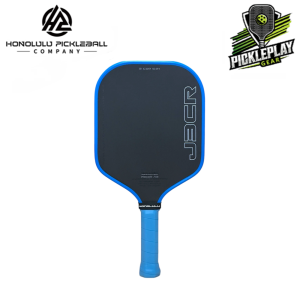Honolulu SWORD & SHIELD J3CR / J3CR Crystal Blue Pickleball Paddle - White / Blue (16mm)