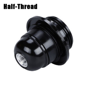 High Quality Black Lampholder E27 Bulb Socket LED Light Lamp Base Half Full Tooth Light Bulb Base