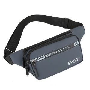 (W99)กระเป๋าคาดเอว ซิปเยอะมีหลายช่อง งานผ้าแคนวาส