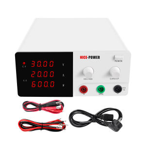 DC Power Supply Variable 30V 30A 900W High Power Bench Power Supply with Encoder Knob Benchtop Lab Power Supply Adjustable Switching Regulated Power Supply NICE-POWER