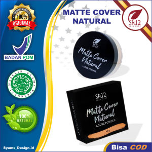 Matte Cover Natural Loose Powder SR12 Bedak Tabur SPF15 Bedak Wajah