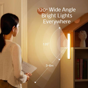 JS Ultra Thin Motion Sensor Light LED Strip Light Under Cabinet Light Closet Wardrobe Stair Hallway Lamp