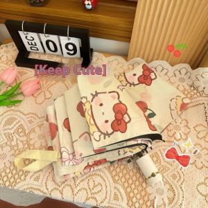 Cute Astronaut Bear Folding Umbrella for Kids with UV Protection