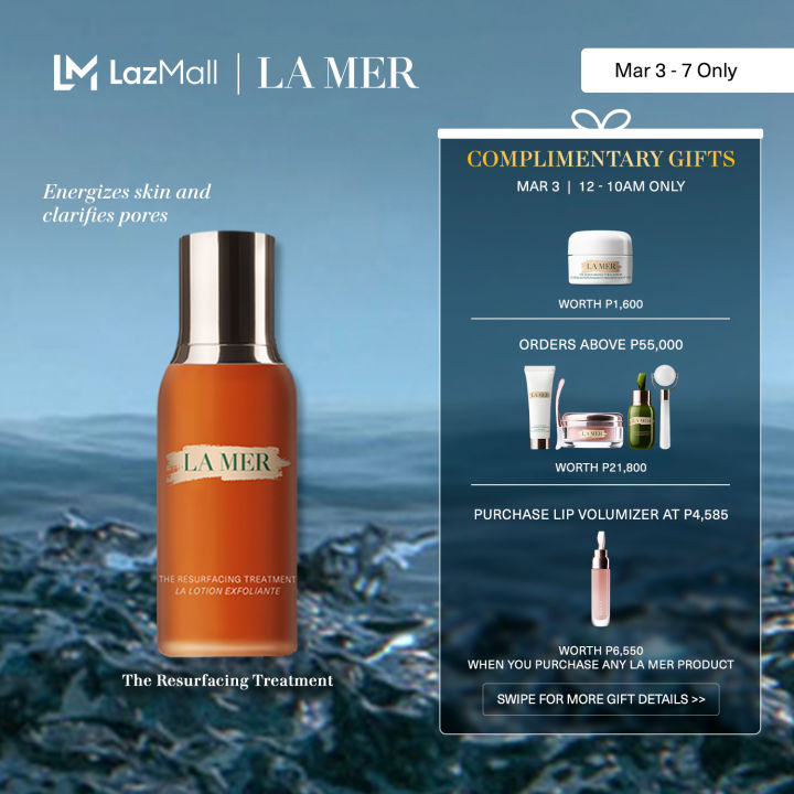 La Mer The Resurfacing Treatment Exfoliator • Delicate liquid exfoliator fresh glow skincare