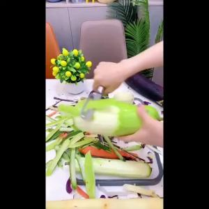 Stainless Steel Kitchen Peeler Potato Pumpkins Peeler Non-slip handle Household MultiFunction Vegetable Peeler for Cut Onions2026