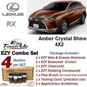 LEXUS RX Original Touch Up Paint - EZY Touch Up Paint combo set- scratch remover- calar kereta
