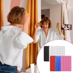 อุปกรณ์เสริมโทรศัพท์สากล-แผ่นดูดยาง-แฮนด์ฟรีจับที่แข็งแกร่งติดกลับกาว-โทรศัพท์มือถือยึดคงที่-ซิลิโคนถ้วยดูดเคสโทรศัพท์เมา5pcs