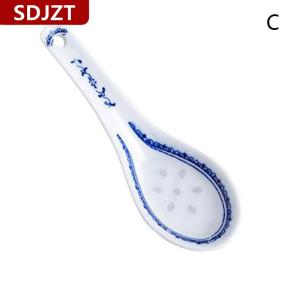 [COD] SDJZT ช้อนซุปเซรามิก1ชิ้นช้อนซุปจีนช้อนสำหรับซุปและห้องครัวข้าว