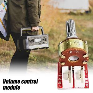 Double Channel Potentiometer Board B10K/B50K/B100K For Auditory Projects And Electronics Easy Installation