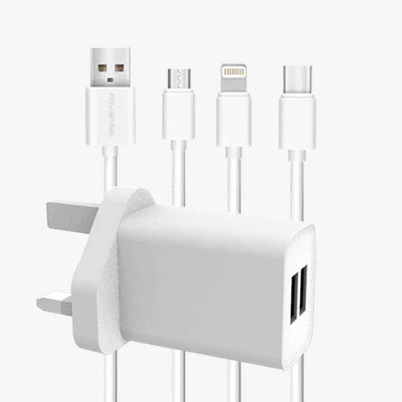 Cable Charger Set Pavareal Charger USB Chargers UK Charger