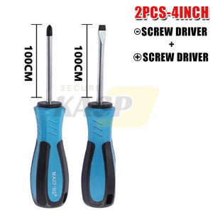 6PCS Magnetic Screw Driver Set Rubber Handle (Philip/Flat) (4/6/8)