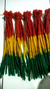 Rambut Gimbal Rasta3 Warna Terbaru Isi 1 Lusin/12 helai