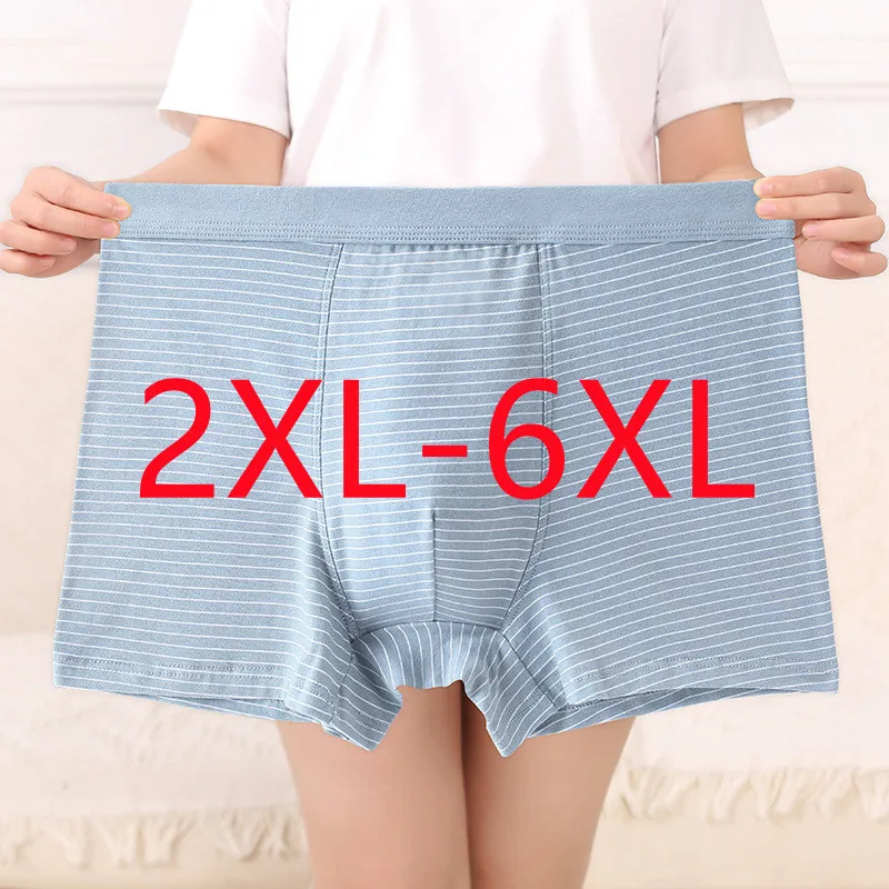 Plus size Men's 2XL 3XL XXXXL Boxer Pantie Underpants Lot Big Loose Under  Wear Cotton Plus 5XL 6XL 7XL Underwear Boxer Male Shorts Large Size