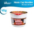 Nissin Cup Noodles Mini Spicy Hot Beef (45g). 