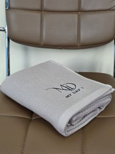 My Day 1 ผ้าเช็ดตัว รังผึ้ง สีน้ำตาลอ่อน (Tortilla Brown) M 70*140 cm แห้งง่าย ซับน้ำดี นุ่มเบาสบาย