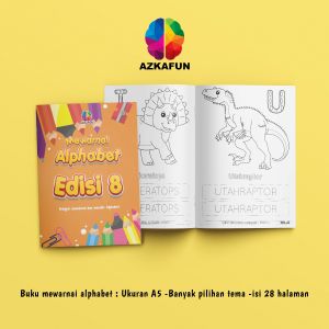 BUKU MEWARNAI ALPHABET - buku mewarnai anak