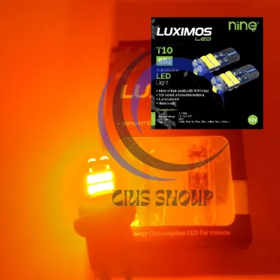 LAMPU LED T10 CREE SB2 15 TITIK AC DC LUXIMOS NINE SEINSENJAPLAT NOMORKABIN MOBIL DAN MOTOR