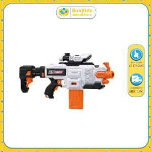 Đồ Chơi Trẻ Em Phụt Xốp Neft Dùng Pin Tặng Kèm 24 Viên Xốp - Nhựa ABS An Toàn Với Trẻ Em