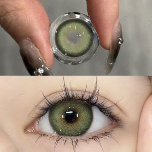 Softlens BELLA seri 14.5mm EYESHARE Brand normal mata softlens Abu-abu hitam lensa kontak