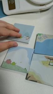 4Pcs/Set Game Love and Deepspace Caleb Xia YiZhou Sticky Stationery Notepad Posted it Sticky notes design Stickers in notebook Memo pad
