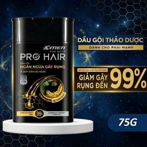 DẦU GỘI XMEN PRO HAIR MINI 75G COMBO 2 CHAI | DẦU GỘI NAM MINI HỖ TRỢ GIẢM GÃY RỤNG GIẢM GÀU NHÂN SÂM