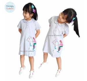 George & Izabella - Girl Dress/ Girl Cotton Dress/ Kids Dress/ Kids Cotton Dress/ Girl Clothing/ Baju Budak Perempuan