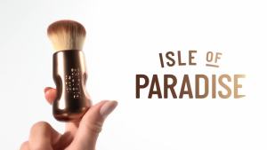 Cọ tán phấn tạo khối và làm nâu da mặt + toàn thân Isle of Paradise cọ Kabuki dày đặc dùng để tạo khối và định hình dùng với phấn tạo khối tự nhiên phấn tạo khối và trang điểm toàn thân tán đều hoàn thiện chuyên nghiệp 1 chiếc.