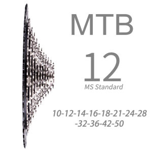 Ztto เทปคาสเซ็ต 12 ความเร็ว น้ําหนักเบา 10-50T 52T MS ULT Micro Spline K7 12speed สําหรับจักรยานเสือภูเขา M6100 M7100 M8100
