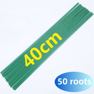 40cm Flower Diameter Green Wire Paper Bag Flower Fine Iron Line  Diy Material Green Flower Pole