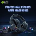 DAP DH-F35 Headphone Gaming Mobile USB & Jack 3.5mm LED 200cm Extra Bass- Garansi 1 Tahun. 