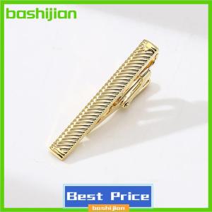 bashijian คลิปหนีบเนคไทโลหะแบบเรียบง่ายแฟชั่นสำหรับงานแต่งงานของผู้ชายเนคไทคลิปหนีบเนคไทแบบหนีบสำหรับสุภาพบุรุษเนคไทบาร์เนคไทเสื้อผู้ชายเครื่องประดับ