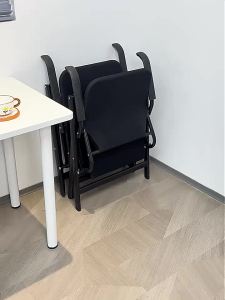 Bamboo Folding Computer Chair Lunch Break Chair Home Meeting Staff Chair Mahjong Chair Long Sitting Reclining Student Dormitory Backrest Chair