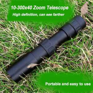 COD TacRight Monocular Telescope 10-300x40 Zoom with Tripod and Clip T 11 Ringan dan Ringkas Banyak Kegunaan Lapisan Coating Bahan Berkualitas Anti Slip dan Tahan Air