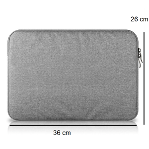 Túi chống sốc máy tính cao cấp thời trang gọn nhẹ inch 15 inch 208189 (Ghi xám)