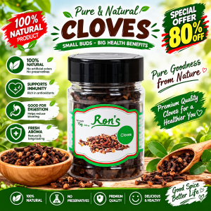 Whole Dried Cloves – 100% Natural Aromatic Spice for Cooking and Tea Available in 30g 50g and 100