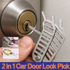 Invisible Instrument Multifunctional Portable Tool Decoder Unlock Tool 2 In 1 Auto Locksmith Tool
