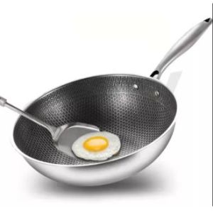 Non Stick Pan Stainless Steel Non Stick Frying Pan Induction Pan Wok Pan Kawali Frying Pan 32CM Keimav