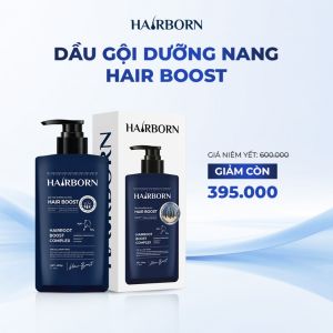 Dầu Gội Dưỡng Nang Tóc Hairborn Hair Boost 450g – Ngăn Rụng Tóc Hỗ Trợ Kích Mọc & Làm Chắc Khỏe Tóc