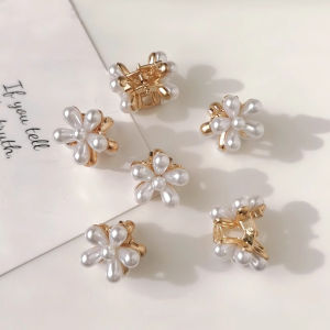 Camellia Pearl Hairpin Hairpin Clip Top Clip Bangs Clip Headdress