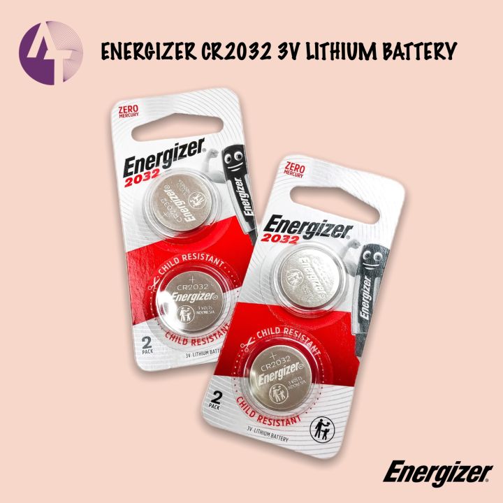 ENERGIZER CR2032 3V Lithium Battery 2pcs Lazada