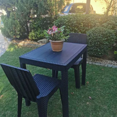 RATTAN DINING & OFFICE RECTANGULAR TABLE/PLASTIC RATTAN TABLE/LAMESA/DINING TABLE./TABLE ONLY/MESA/PLASTIC SUNRISE RATTAN TABLE