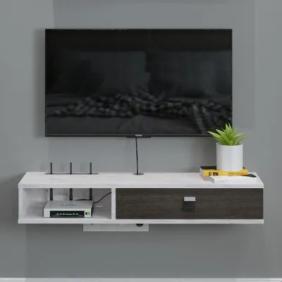 [Ready Stock] TV console nordic wall-mounted TV cabinet wall cabinet wall racks set-top rack set-top cabinet TV cabinets simple small-sized TV rack wall TV console wall TV cabinet