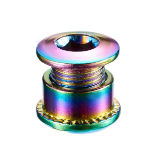 High Quality Steel Alloys Chainring Bolts Rusts Resistant Chainring Bolts for Fashionable Cyclists