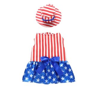 GOXBERK Colorful Dog Halloween Dress Soft Polyester Pet Cosplay Clothes Decorative Breathable Puppy
