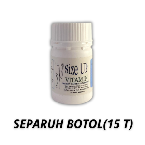 Size up Vitamin Super Gemuk Badan Original Ubat Gemuk Untuk Lelaki Weight Gain Multivitamin Supplement