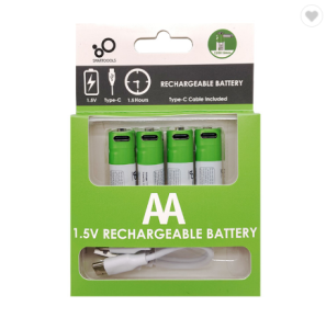 SMARTOOOLS AA or AAA USB Type C Rechargeable Li-ion Battery (pack of 2 or pack of 4)