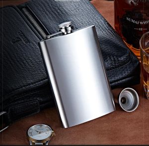 Bình đựng rươu inox 316 mini dung tích 255ml (9oz)  Hip Flask cao cấp